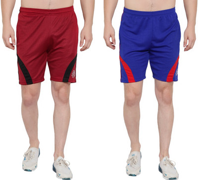 HouseOfCommon Printed Men Multicolor Sports Shorts