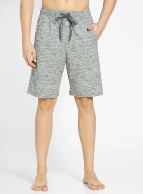 JOCKEY Self Design Men Grey Sports Shorts