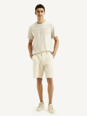 LEVI'S Solid Men Beige Basic Shorts