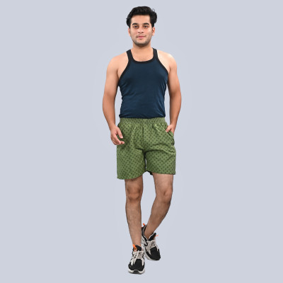 Zohran Solid Men Light Green Casual Shorts