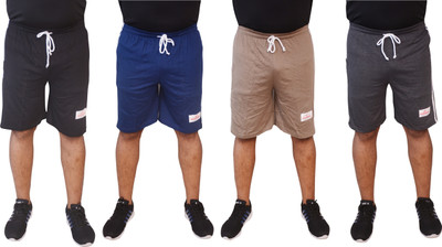 Kolva Solid Men Multicolor Casual Shorts