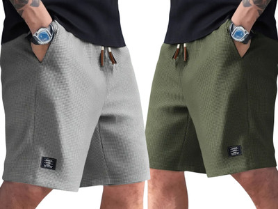 sti Self Design Men Multicolor Regular Shorts