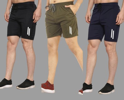 FARSH Self Design Men Multicolor Regular Shorts