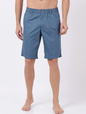 JOCKEY Solid Men Blue Chino Shorts