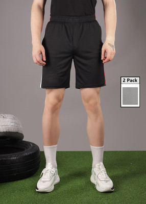 Force NXT Solid Men Multicolor Sports Shorts