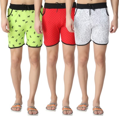 FASHA Printed Men Multicolor Regular Shorts