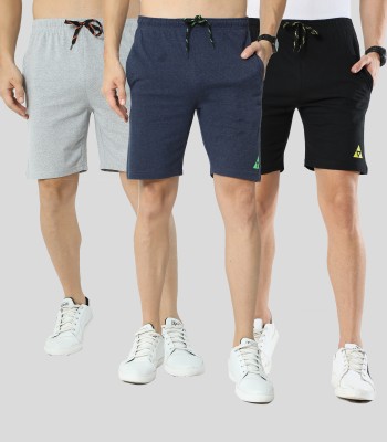 ARDEUR Solid Men Multicolor Casual Shorts