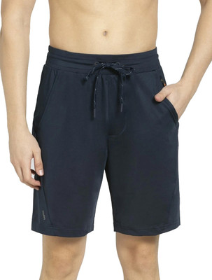 JOCKEY Solid Men Dark Blue Sports Shorts