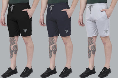 DONBALLER Solid Men Multicolor Regular Shorts