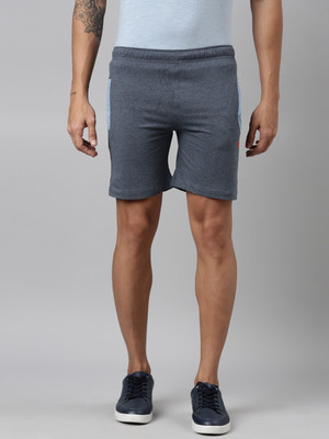 Dixcy Scott Maximus Solid Men Blue Regular Shorts