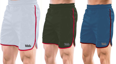 DARSHAN CREATION Self Design Men Light Blue, Green, Silver Casual Shorts