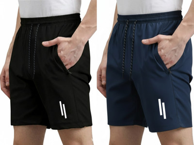 FARSH Self Design Men Multicolor Regular Shorts