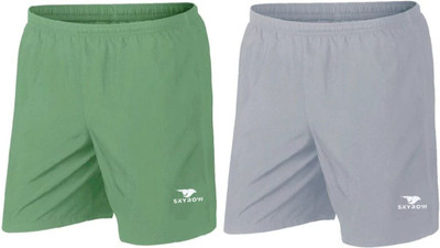 skyrow Printed Men Multicolor Regular Shorts