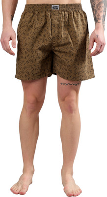 DRESS.COM Printed Men Brown Boxer Shorts