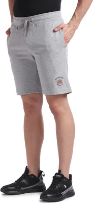 U.S. POLO ASSN. Solid Men Grey Sports Shorts