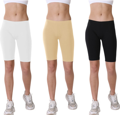 SURUTHI Solid Women Multicolor Cycling Shorts