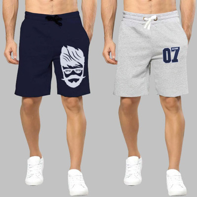 Basis Printed Men Multicolor Regular Shorts
