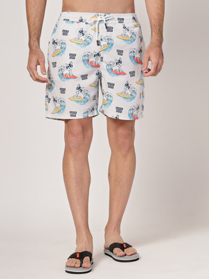 Style Quotient Printed Men Multicolor Beach Shorts