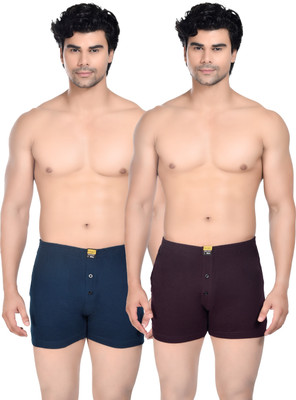 Dig Sel COTTONS Solid Men Purple Boxer Shorts