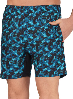 NINQ Printed Men Multicolor Night Shorts