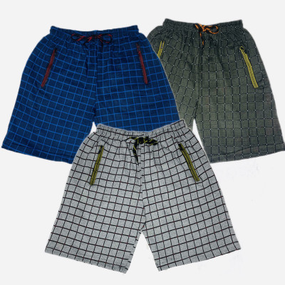 T90 Checkered Men Reversible Multicolor Regular Shorts
