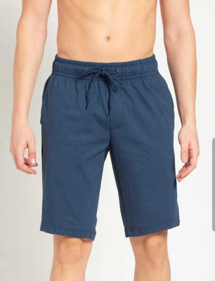 JOCKEY Solid Men Blue Regular Shorts