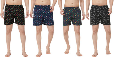 Anlon Printed Men Multicolor Boxer Shorts