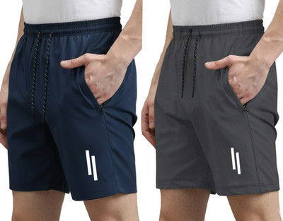 FARSH Self Design Men Multicolor Regular Shorts