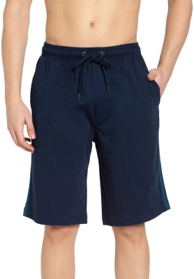 JOCKEY Solid Men Dark Blue Sports Shorts