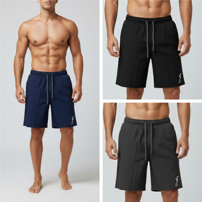 VibePulse Printed Men Blue, Black, Dark Grey Regular Shorts