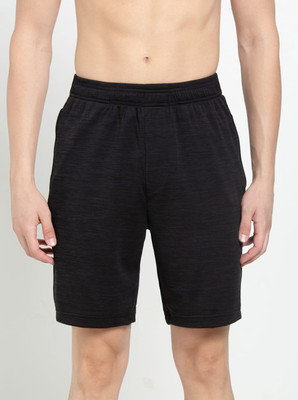 JOCKEY Solid Men Black Sports Shorts