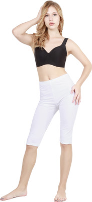 My Body Solid Women White Regular Shorts