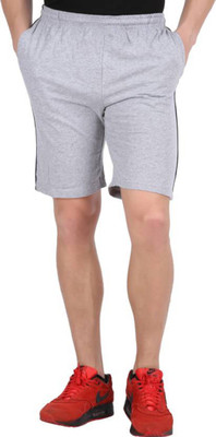 THEGALLO FAB Solid Men Grey Chino Shorts