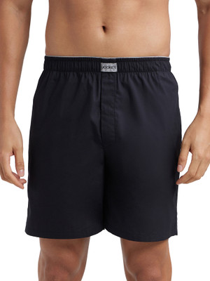 JOCKEY Solid Men Black Boxer Shorts