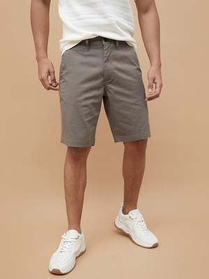 Fame Forever by Lifestyle Solid Men Brown Denim Shorts