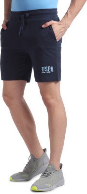 U.S. POLO ASSN. Solid Men Blue Sports Shorts