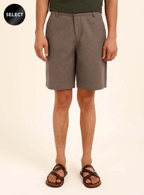 Andamen Solid Men Brown Casual Shorts