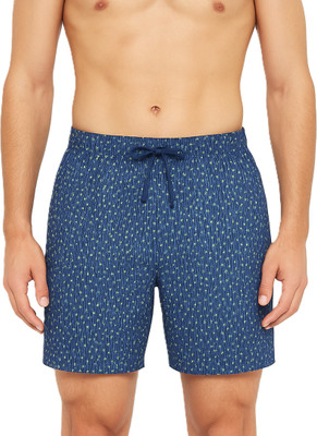 Mechanic Printed Men Multicolor Beach Shorts, Regular Shorts