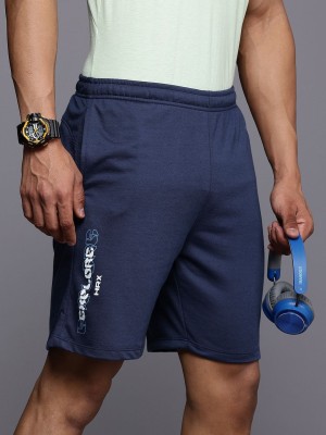 HRX by Hrithik Roshan Solid Men Blue Regular Shorts