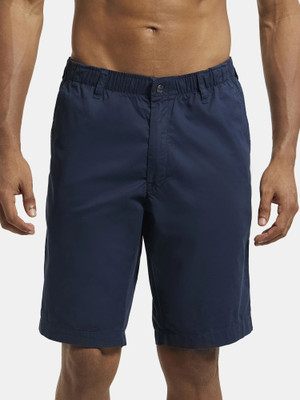 JOCKEY Solid Men Dark Blue Regular Shorts