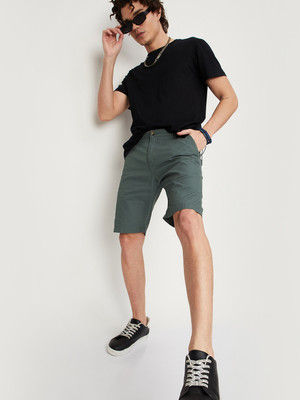 MAX Printed Men Green Casual Shorts