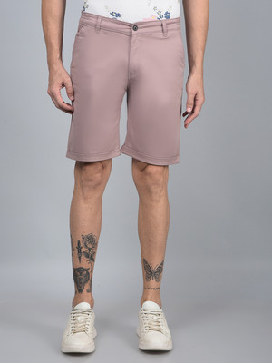 CRIMSOUNE CLUB Solid Men Pink Regular Shorts