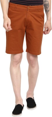 V-MART Solid Men Reversible Brown Bermuda Shorts