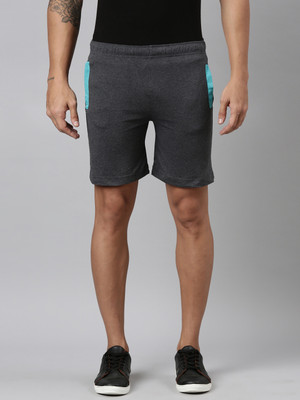 Dixcy Scott Maximus Solid Men Grey Regular Shorts