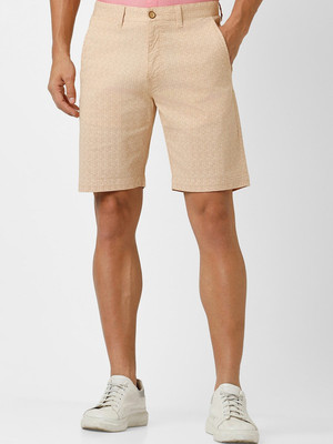 PETER ENGLAND Printed Men Brown Chino Shorts