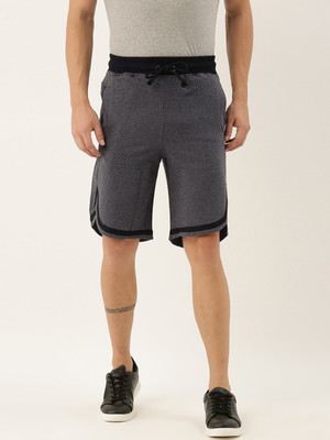 ARISE Color Block Men Grey Regular Shorts