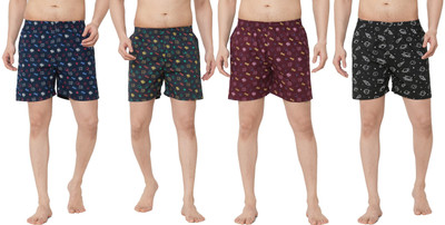 Anlon Printed Men Multicolor Boxer Shorts