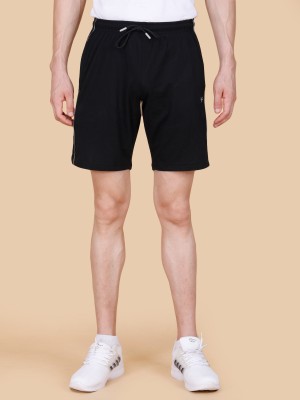 Star Fox Solid Men Black Regular Shorts