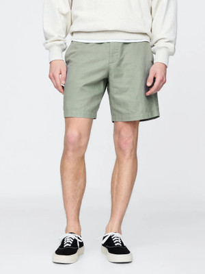 GAP Solid Men Green Chino Shorts