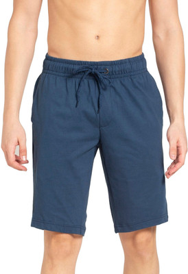 JOCKEY Solid Men Blue Regular Shorts